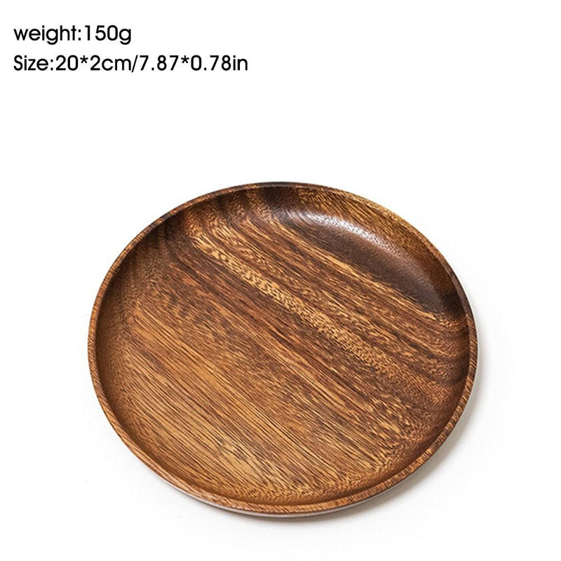 Acacia Wood Dinner Plates - Spiritwood kitchen