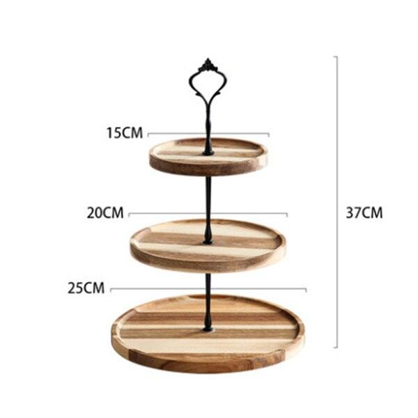 Detachable Cupcake Dessert Stand Wooden European Style - Spiritwood kitchen