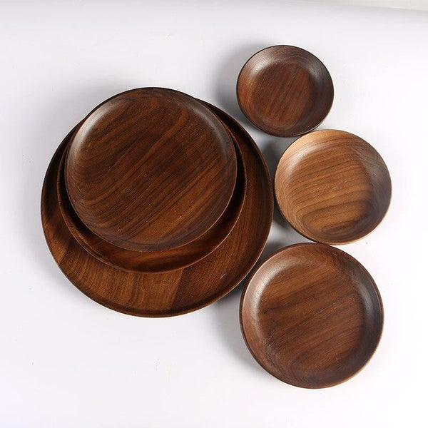 Black Walnut Plates - Spiritwood kitchen