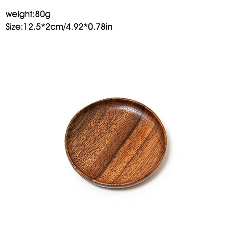 Acacia Wood Dinner Plates - Spiritwood kitchen