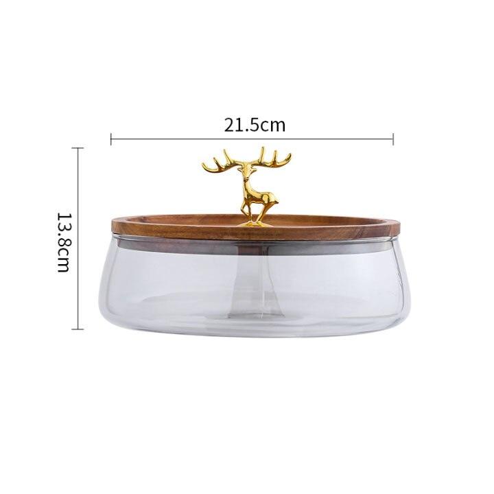 Nordic Golden Deer Fruit Basin - Spiritwood kitchen