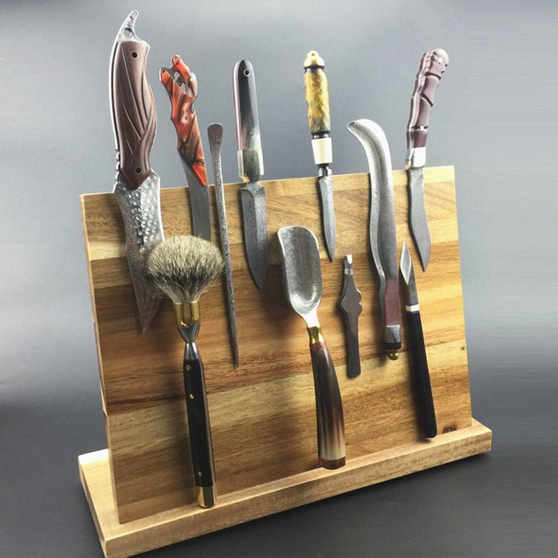 Wooden Magnetic Knife Holder Magnetic - Spiritwood kitchen