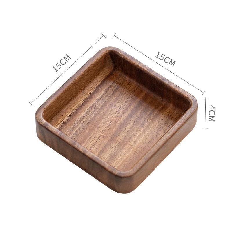 South American walnut rectangular tray - Spiritwood kitchen