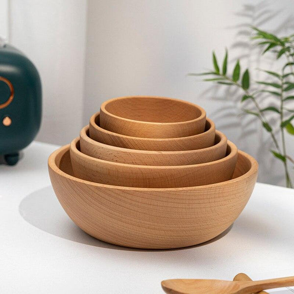 Beech Dinner Bowls - Spiritwood kitchen