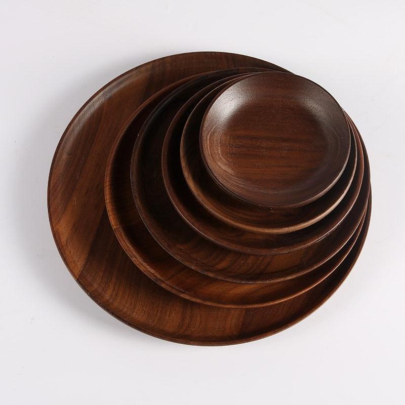 Black Walnut Plates - Spiritwood kitchen