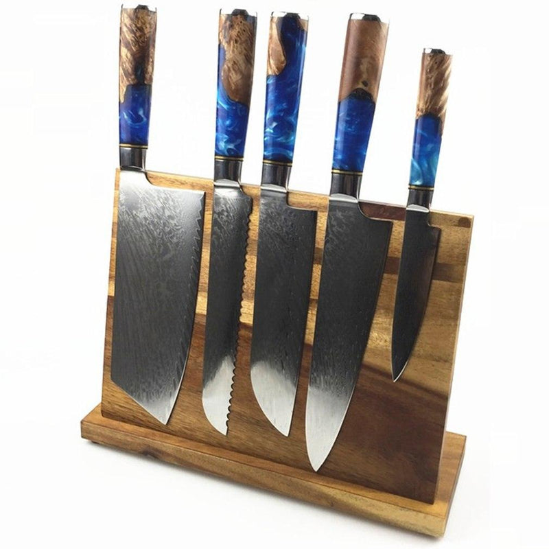 Wooden Magnetic Knife Holder Magnetic - Spiritwood kitchen