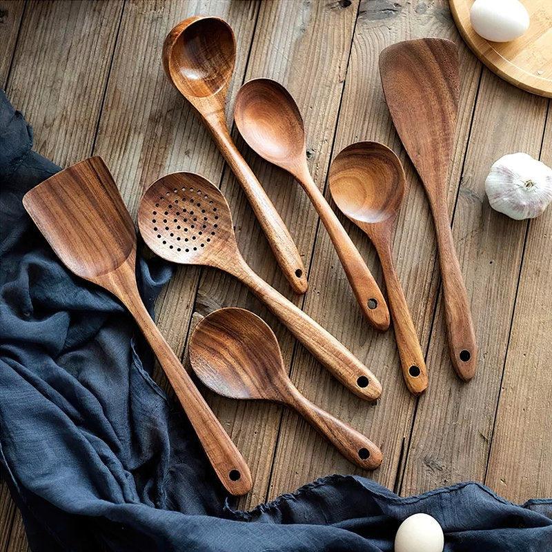 Teak Kitchenware Set - Spiritwood kitchen