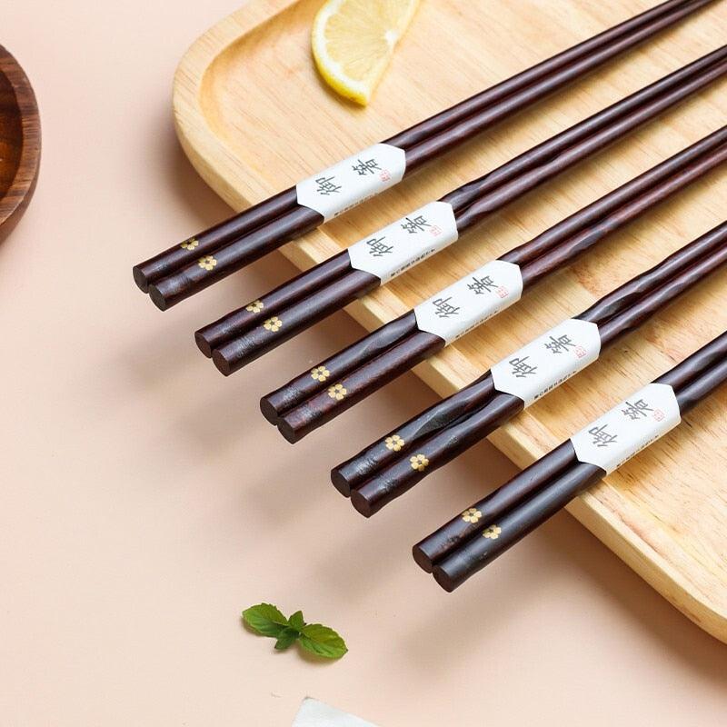 10 Pairs Cherry Blossom Chopsticks - Spiritwood kitchen