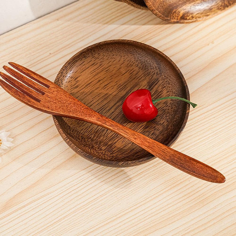 Acacia Wood Dinner Plates - Spiritwood kitchen