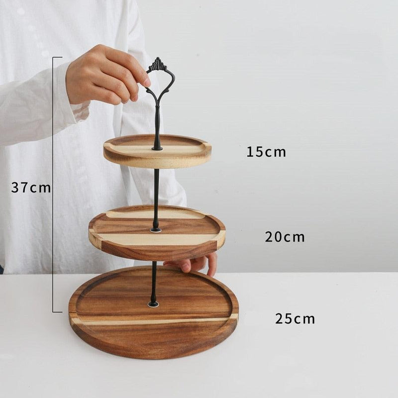 Wooden Cup Cake Stand - Spiritwood kitchen