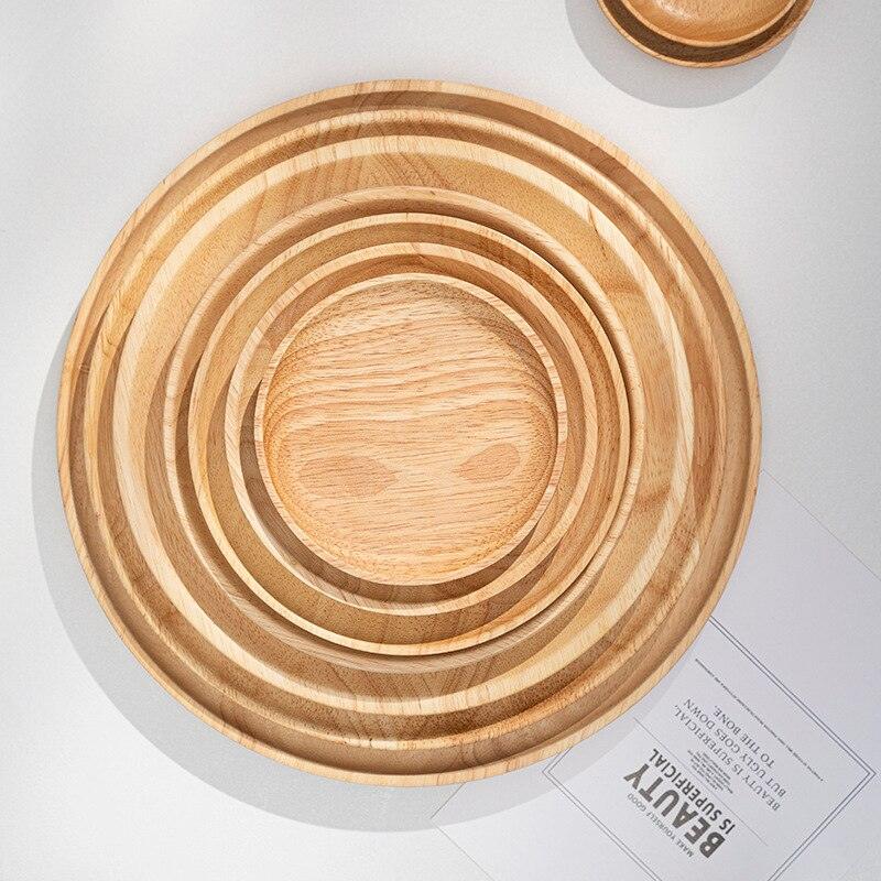 Japanese-Style Rubber Wood Tray - Spiritwood kitchen