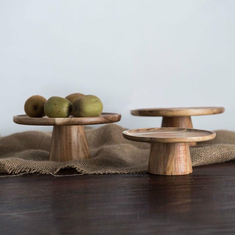 Japanese Style Wooden Dessert Stand - Spiritwood kitchen