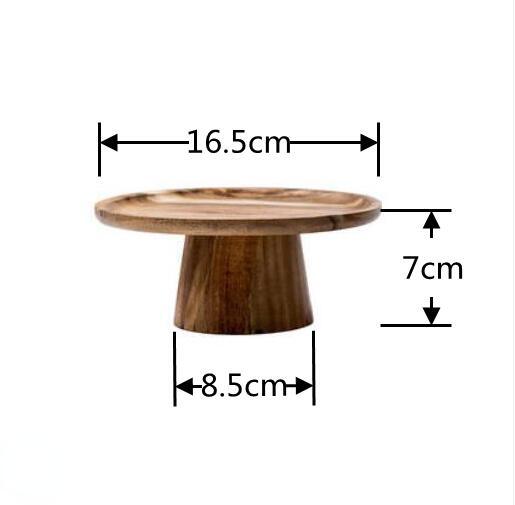 Japanese Style Wooden Dessert Stand - Spiritwood kitchen