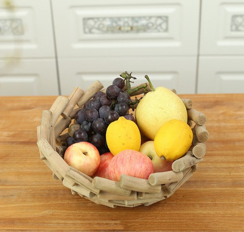 Handmade Wooden Fruit Bowl