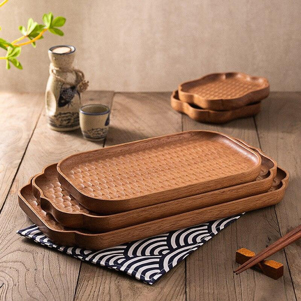 Gold Rosewood Oval Coffee Tray - Spiritwood kitchen