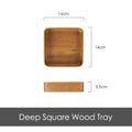 Acacia Wood Serving Tray - Spiritwood kitchen