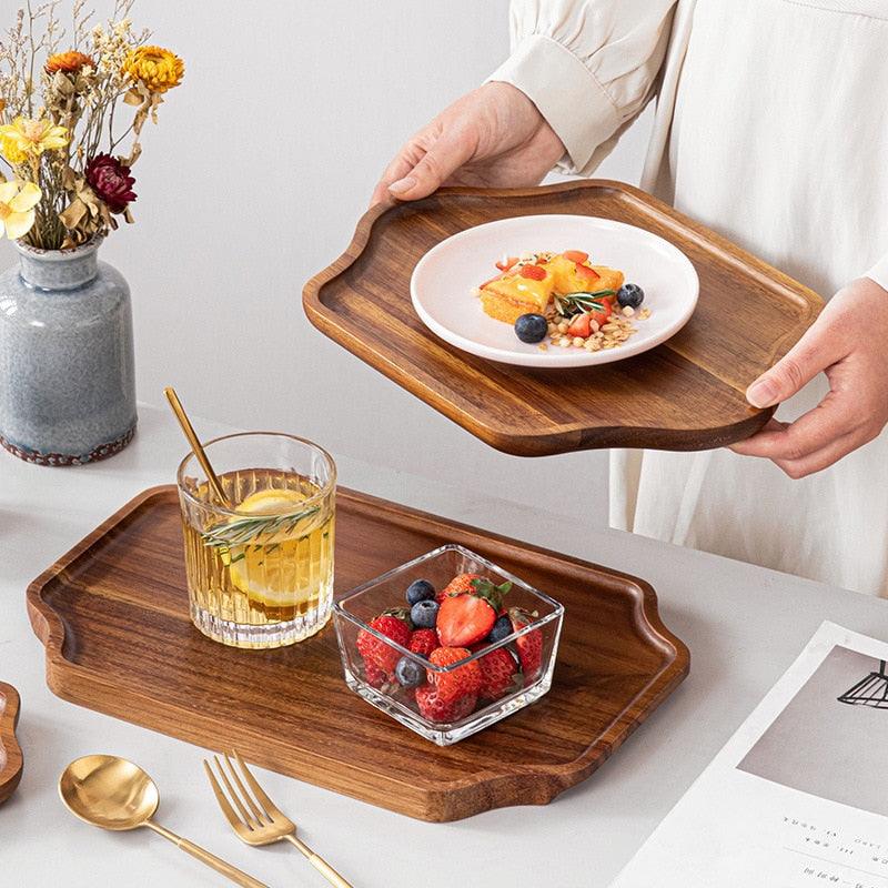 Wood dessert tray - Spiritwood kitchen