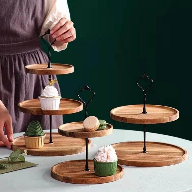 Wooden Cup Cake Stand - Spiritwood kitchen