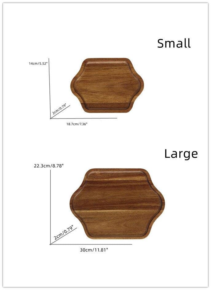 Wood dessert tray - Spiritwood kitchen