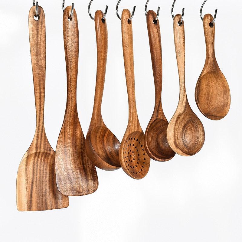 Teak spatula - Spiritwood kitchen