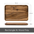 Acacia Wood Serving Tray - Spiritwood kitchen