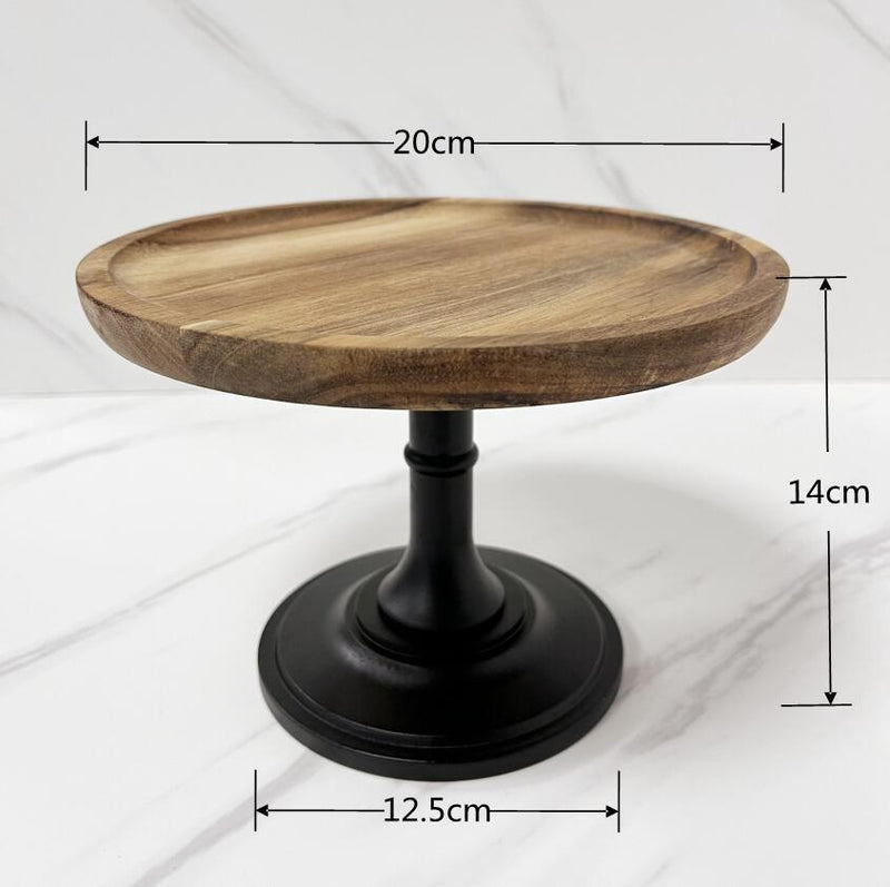 Japanese Style Wooden Dessert Stand - Spiritwood kitchen