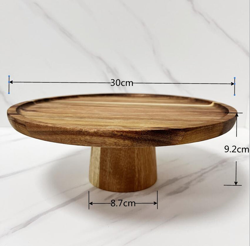 Japanese Style Wooden Dessert Stand - Spiritwood kitchen