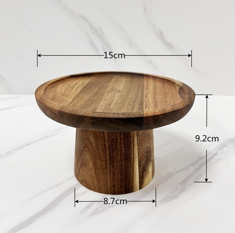 Japanese Style Wooden Dessert Stand - Spiritwood kitchen