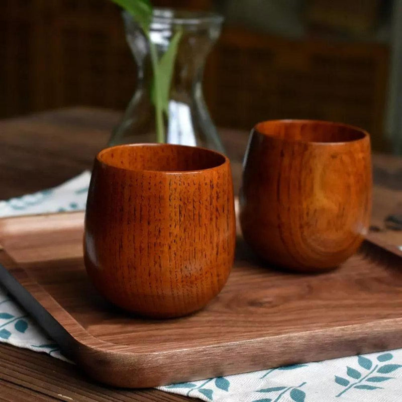 Natural Spruce Wooden Cup For Hot Or Cold Beverages - Spiritwood kitchen